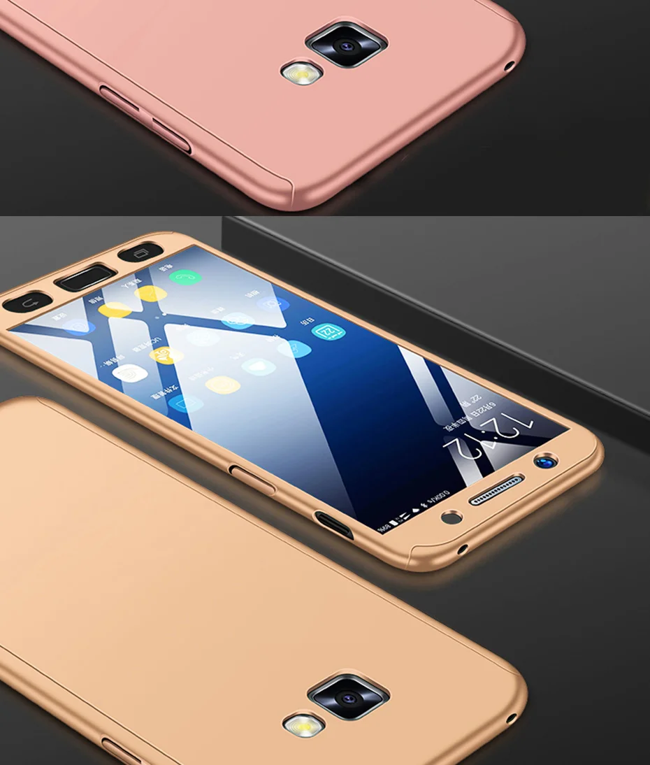 Модные 360 противоударный полное покрытие для samsung Galaxy A3 A5 J1 J3 J5 J7 J2 Prime A7 A6 A8 J4 J6 плюс чехол для телефона