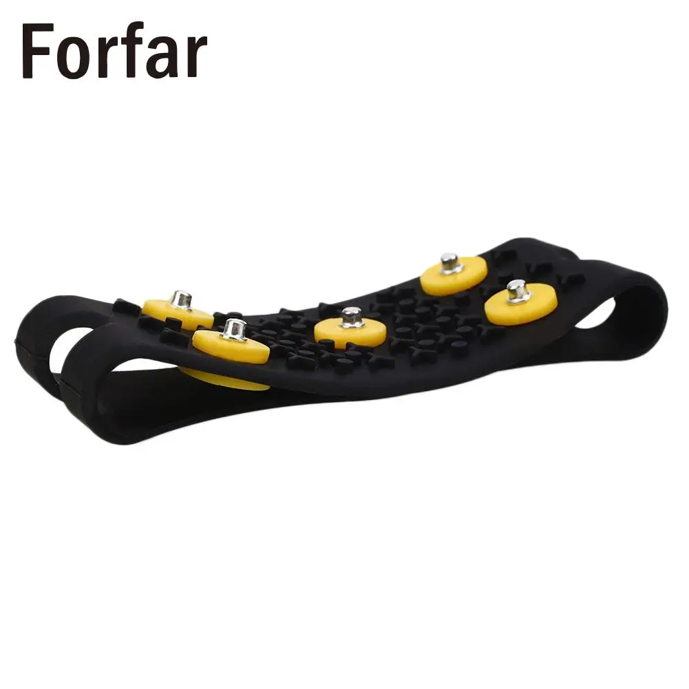 Над обуви шипованных Снег Захваты Лед Нескользящие теплые сапожки Скобы Бутсы |