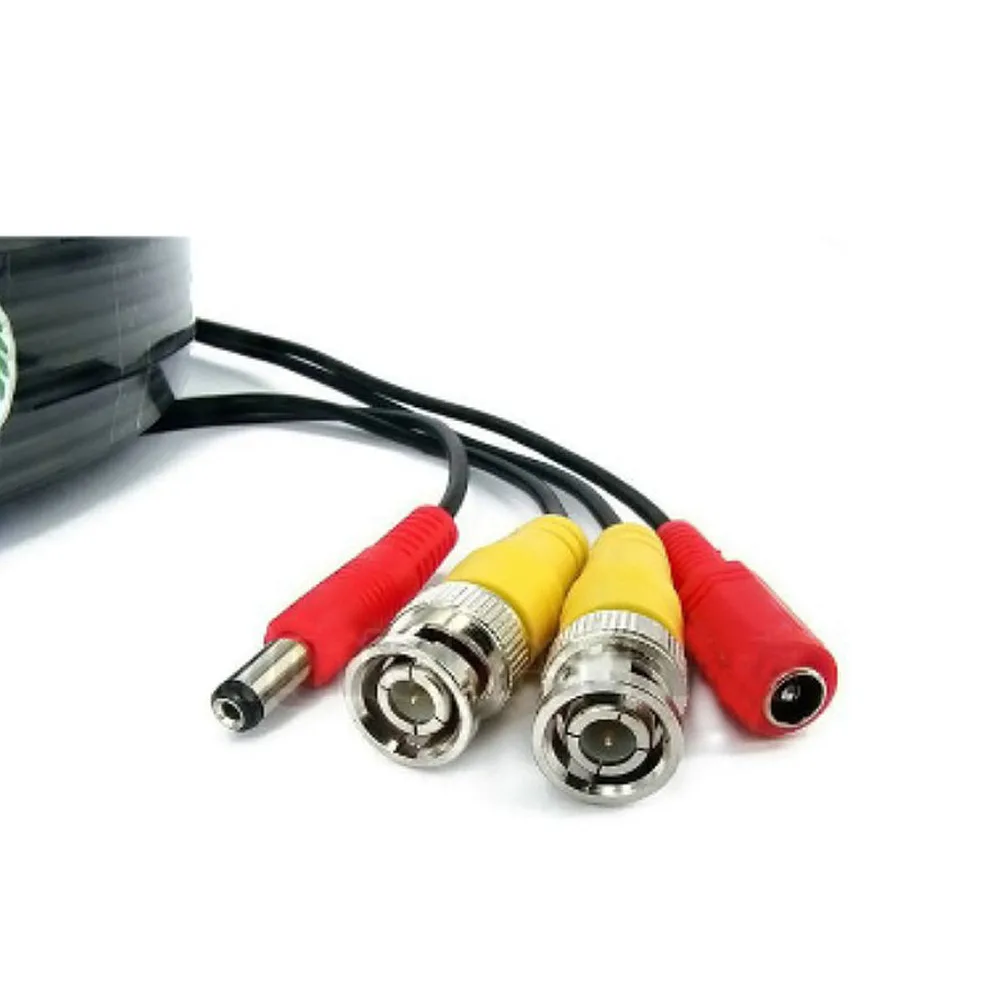 Высокое качество! Кабель видеонаблюдения из чистой меди AHD кабель длиной 50 м с