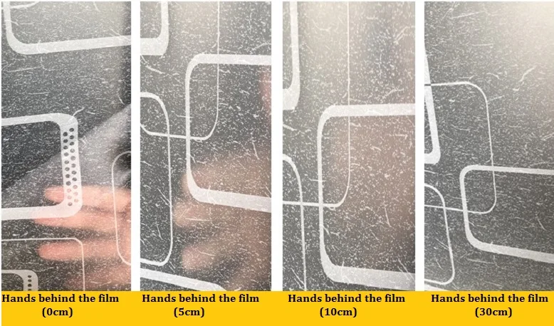 Утолщение и цвет матового фильмы для ванной туалет офис стекла самоклеющаяся