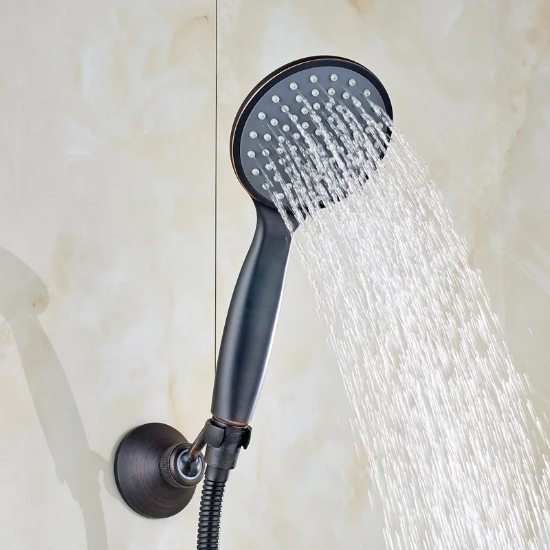 ABS пластик Бесплатная доставка дождь ручной душ медный кронштейн 150 см шланг для