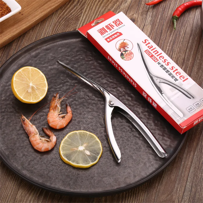 1 шт. Нержавеющая сталь нож для чистки креветок стол аксессуары практичный пилинг креветки Deveiner инструмент креветки устройство для чистки ...