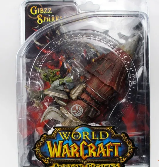Хорошая посылка DC6 WOW Gibzz Sparklighter Гоблин с феей Динь и 7 дюймовых ПВХ модель игрушки