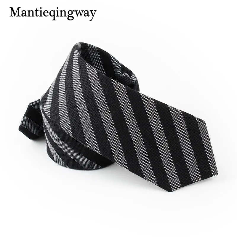 Мужской формальный галстук Mantieqingway для делового костюма 6 см облегающие Галстуки