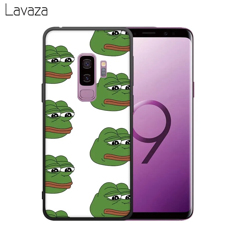 Lavaza Meme Smug Frog Pepe Soft Case for Galaxy A3 A5 2016 2017 A6 plus A7 A8 A9 J6 2018 A10 30 40 50 70 |