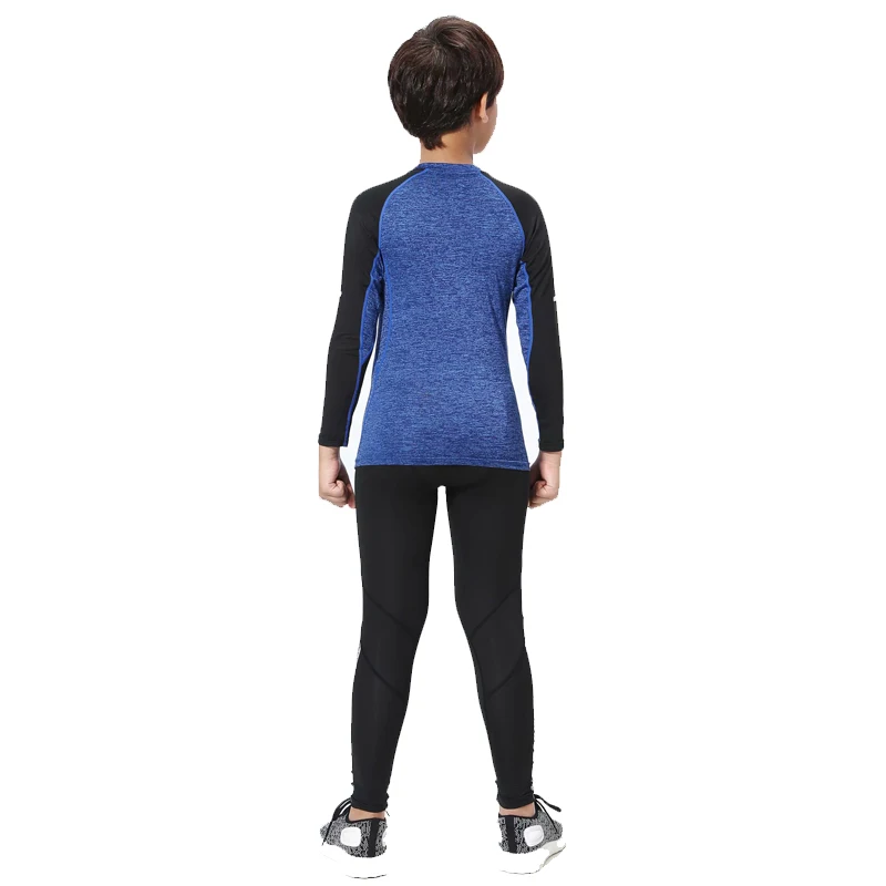 Комплект детского термобелья для бега зимняя тренировочная быстросохнущая