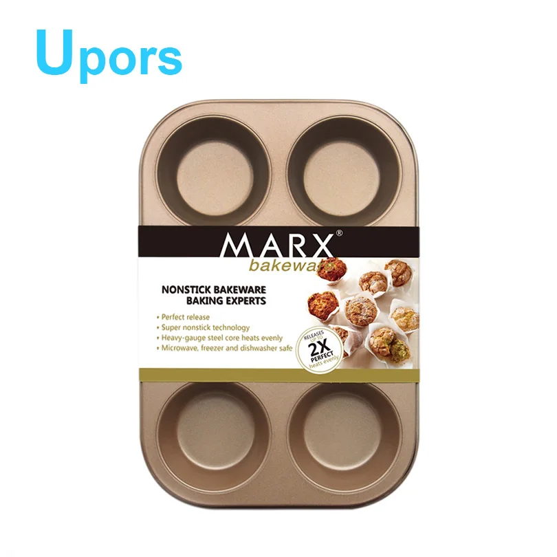 Круглая посуда для выпечки с антипригарным покрытием 6 чашек форма торта яйцо