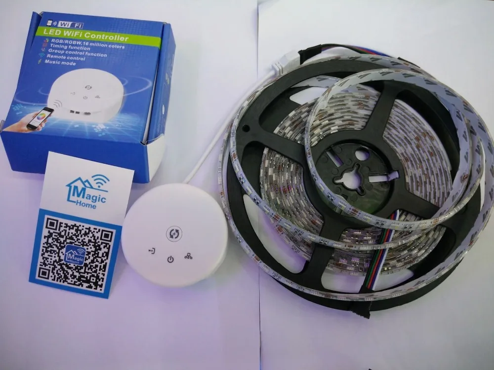 5 м 4 вида цветов в 1 светодиодный чип DC12V 12 мм PCB SMD 5050 RGBW Светодиодная лента RGB +