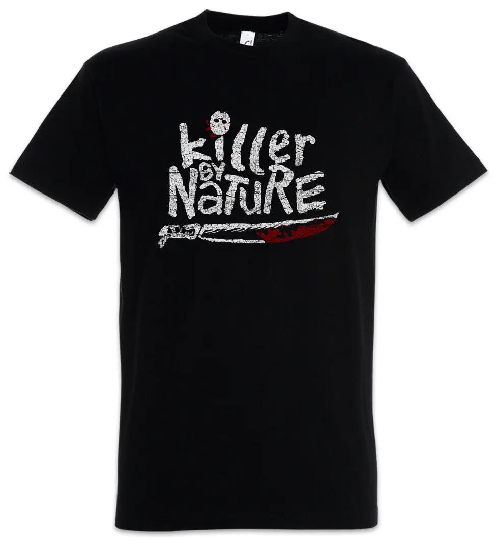 Футболка Killer By Nature Friday the Knife Fun 13th Jason Blood на Хэллоуин | Мужская одежда