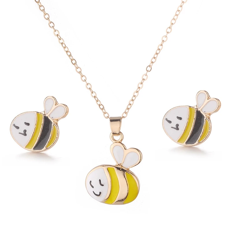 Набор ювелирных изделий в форме животных набор для девочек|Ювелирные наборы| |