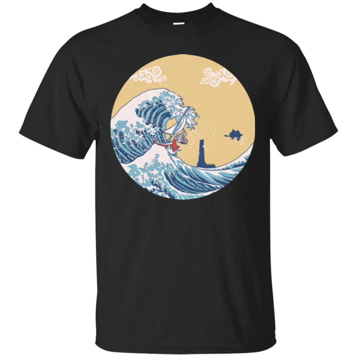 2019 new Printed Men T Shirt Cotton tshirt The Great Sea O-Neck Short-Sleeve Women T-Shirt | Мужская одежда
