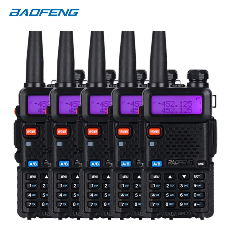 BaoFeng UV-5R Walkie Talkie Two Way Radio upgrade version baofeng uv5r 128CH 5W VHF UHF 136-174Mhz & 400-520Mhz | Мобильные