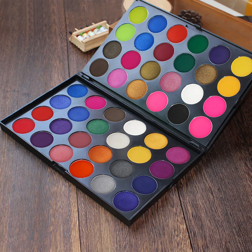 Multicolor IMAGIC тени для век пластина 48 цветов многоцветные мерцающие блестящие Профессиональные Тени для век Пудра матовые тени для век косметический макияж 19L0523 - Цвет: Multicolor
