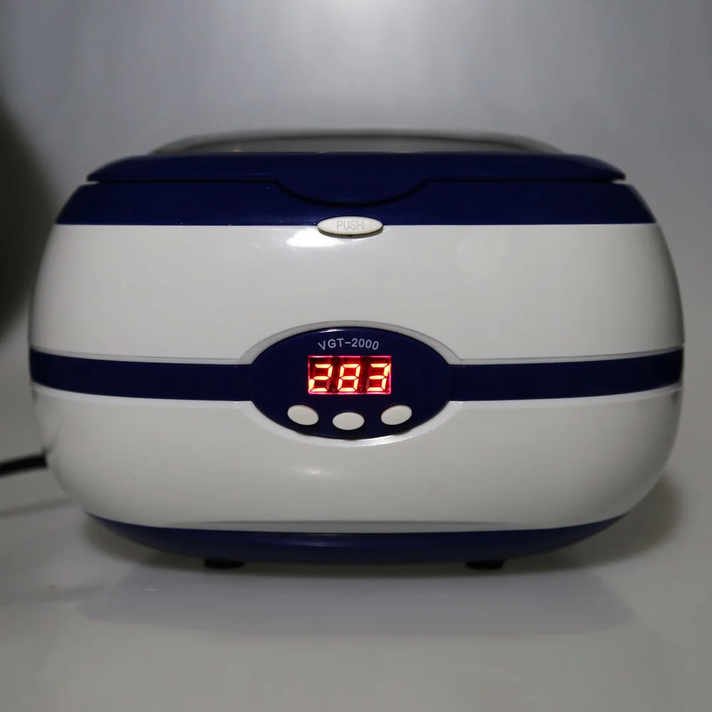 Multifunctional Ultrasonic Nail Sterilizer Cleaning Machine Household Glasses Jewelry Watch Razor Disinfection Cleaner Tool | Красота и