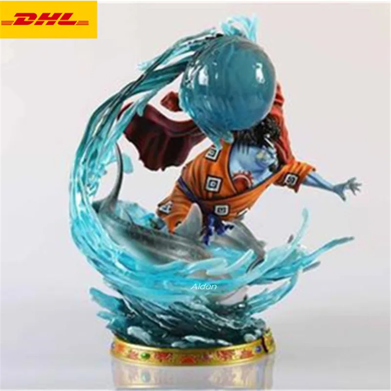 15&quot Statue ONE PIECE Bust The Straw Hat Pirates Full-Length Portrait Jinbe GK Action Figure Collectible Model Toy BOX 37CM Z1171 | Игрушки