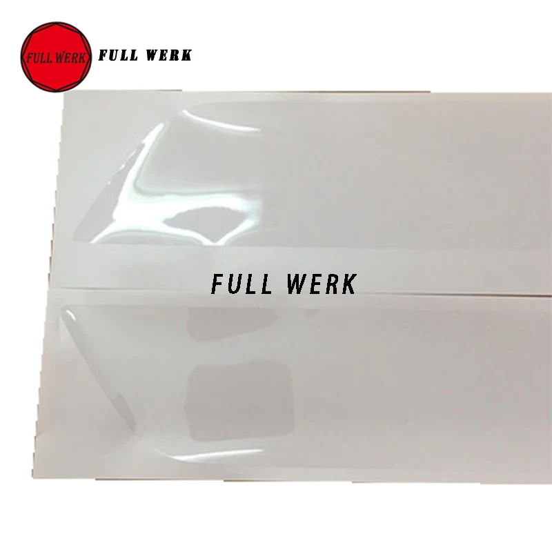 2 шт./компл. защитная пленка на порог автомобиля прозрачная для ремонта против