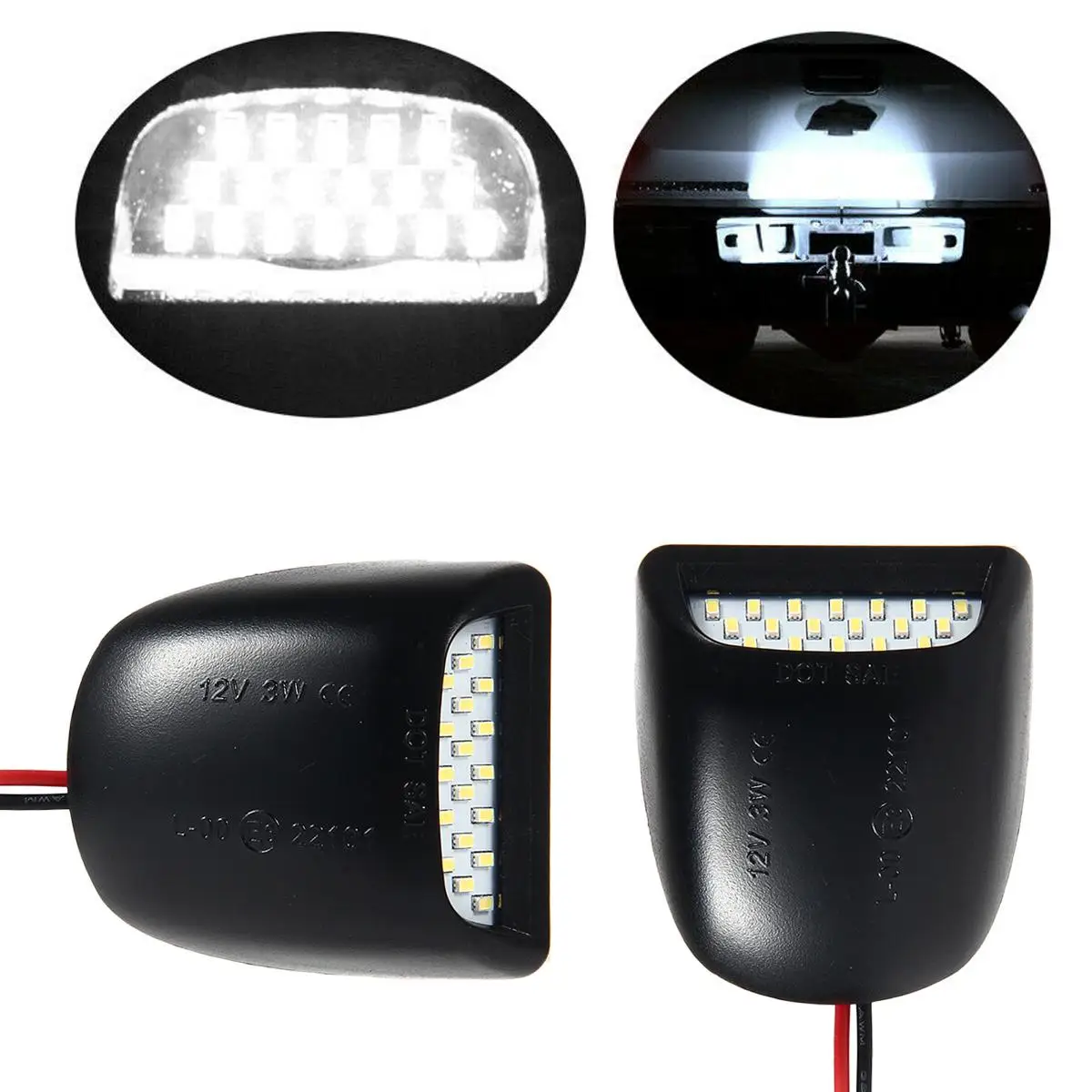 12V18 светодиодные номерные знаки для автомобильных лодок мотоциклов самолетов