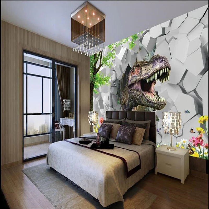 Beibehang пользовательские фото обои большая роспись Парк Юрского периода Мечта 3D