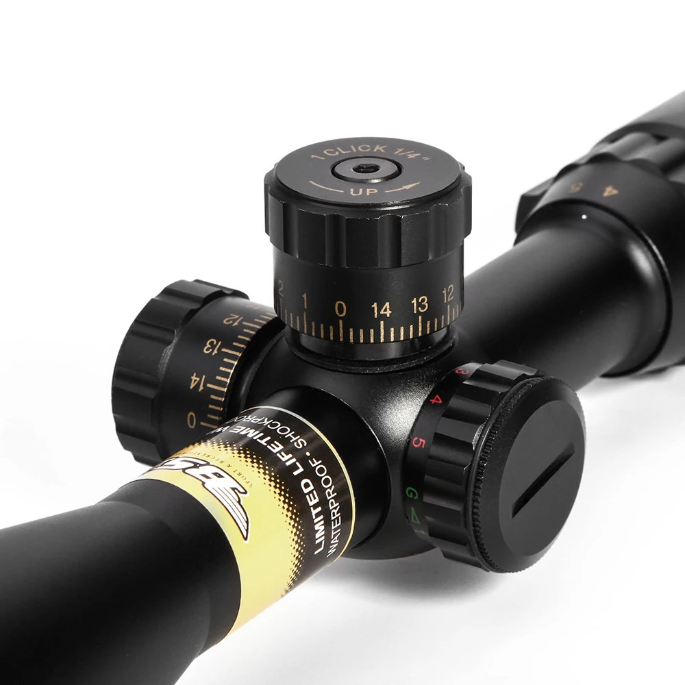 2019 New 4-16X44AOEYS FENGRO Hunting Range Green Red Lighting Button Air Gun Adjustable Tactical Optical Sight Riflescope | Спорт и