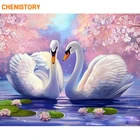 Картина с животными без рамки CHENISTORY, искусственная акриловая Раскраска по номерам, уникальный подарок для домашнего декора, 40x50 см