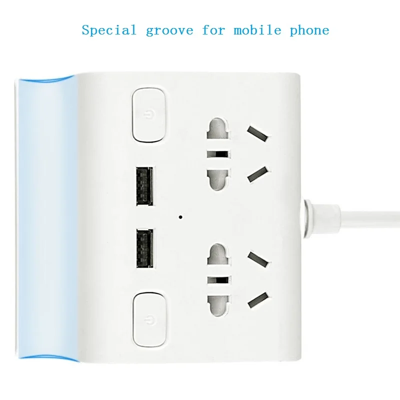 Смарт-розетка с usb-зарядкой 5 В 3 1 А 2usb-порта | Электроника