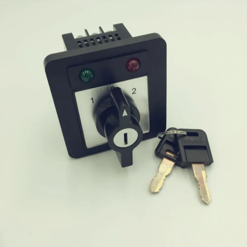 Коммутатор 20A 380 440 v/220 240 v 3 позиции Cle lock светодиодный индикатор|Выключатели| |
