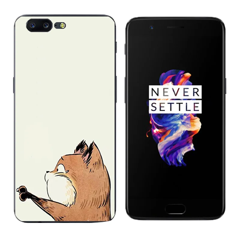 TPU Case for OnePlus 5 Five 1+5 BIG GUN Printing Back Phone Cover Silicon Protection Cases Shells |