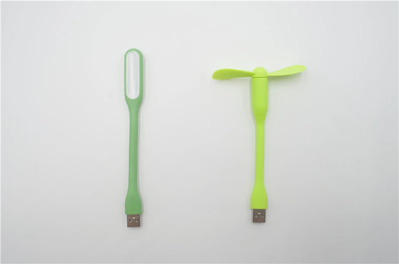 Креативный USB вентилятор гибкий портативный мини-вентилятор и USB светодиодный светильник лампа для банка питания и ноутбука и компьютера Настольный летний гаджет USB гаджет крутой мини 2 в 1 USB вентилятор портативны