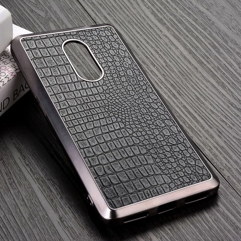 Чехол для Xiaomi Redmi Note 4 4X 5 &quotроскошный винтажный крокодиловый ретро кожаный чехол
