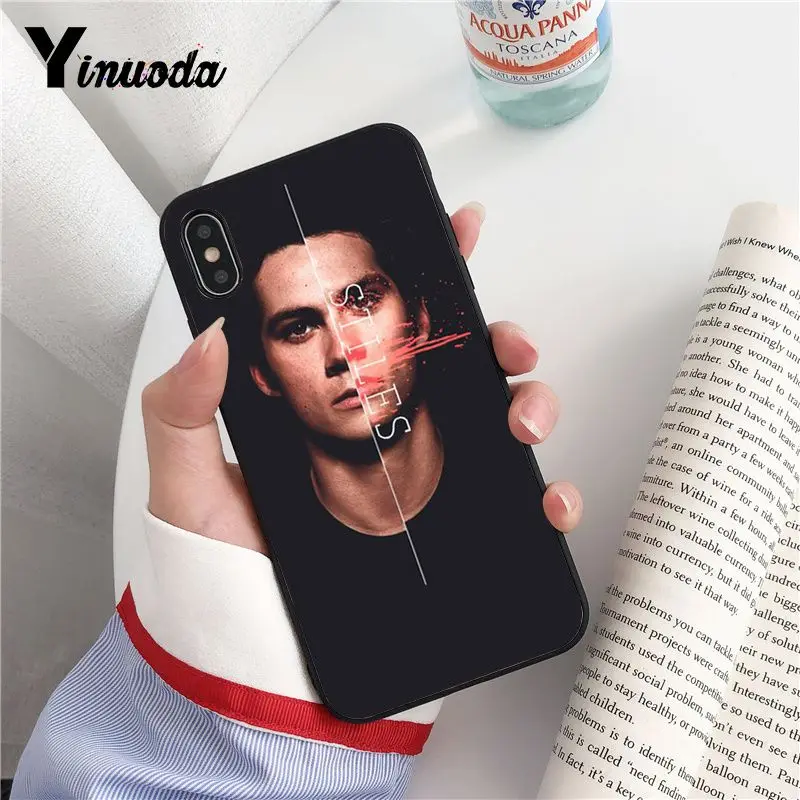 Yinuoda Teen Wolf Dylan Obrien TPU черный чехол для телефона iPhone 8 7 6 6S Plus X XS MAX 5 5S SE XR 10