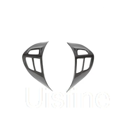 carbon fiber 2pcs Электрическая оконная дверная ручка приборной панели воздушная розетка Автомобильная Отделка Коробка передач декоративные аксессуары для Mitsubishi Lancer ex evo 2009 - Цвет: carbon fiber 2pcs