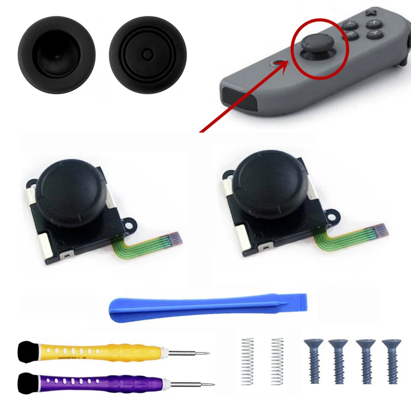 

Запасная 3D аналоговая флейта 13 в 1 для Nintendo Switch NS Joy Con, ремонтный потенциометр модуля датчика