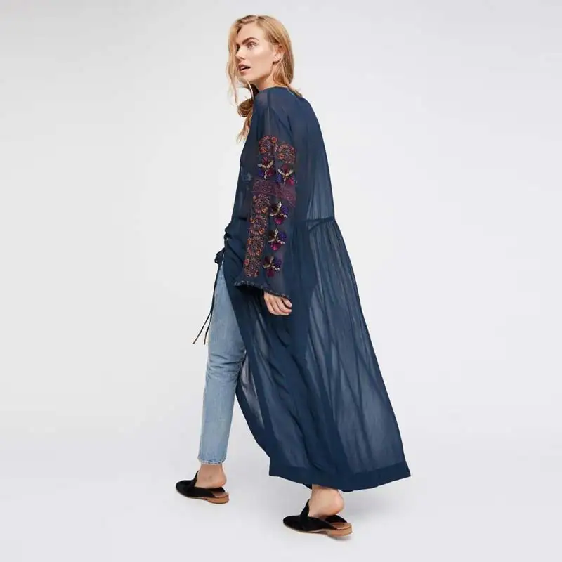 Длинное платье BOHOFREE длинное с длинным рукавом в стиле бохо|dress bohemian|maxi dressvestidos