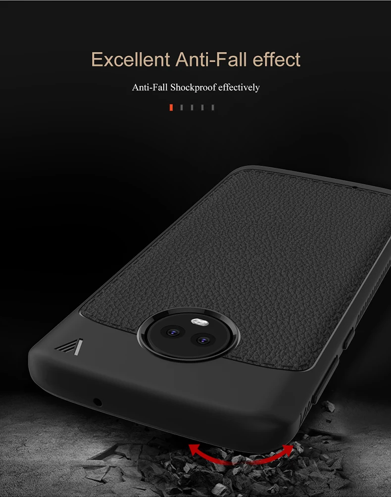 Для Moto G6 плюс Чехол lenuo [ударопрочность] гибкий силиконовый всего тела Защитный