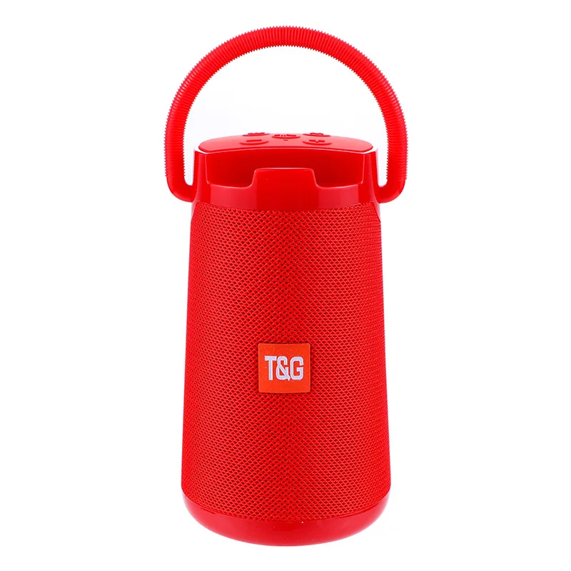 red High power 30W portable speaker TG138 waterproof bluetooth speaker subwoofer wireless mini subwoofer speaker with AUX TF card - Цвет: red