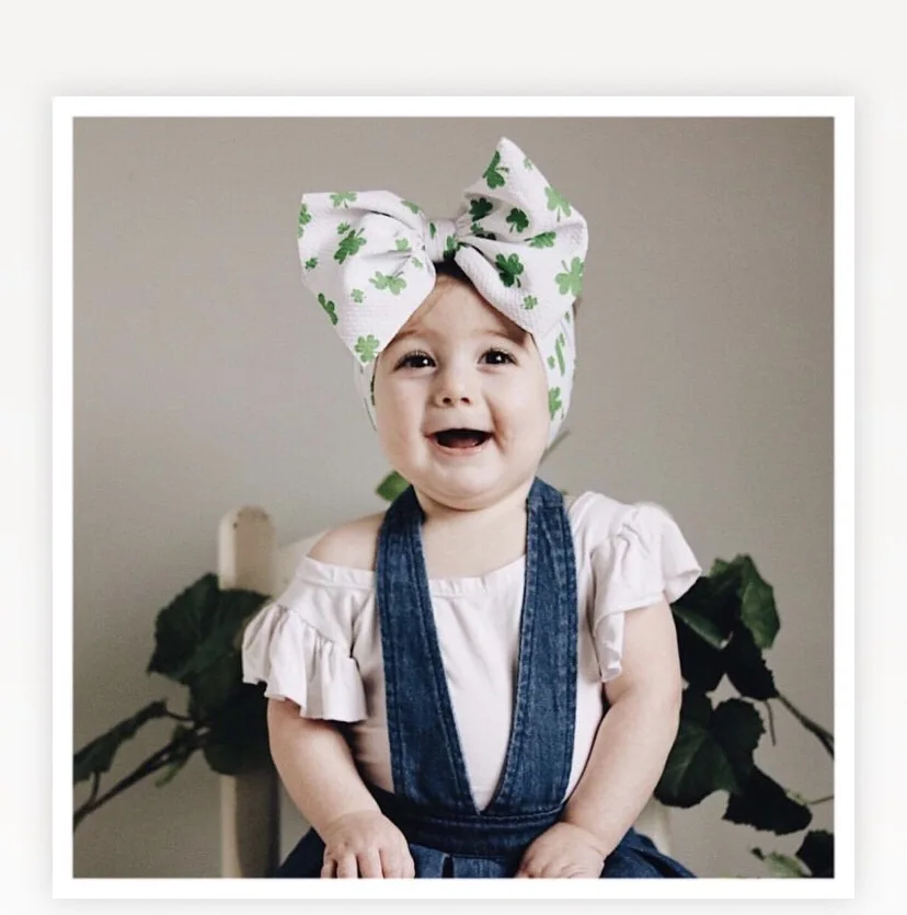 Baby Girl Headbands with Bows Bandeau Bebe Fille Headwrap Bow Hair Accessories for Girls Headwraps Turban Headband | Детская одежда и