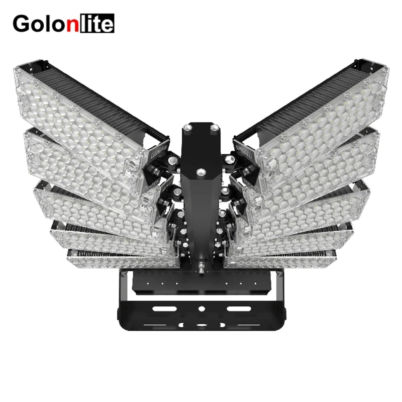 Golonlite проектор LED наружные 500W 1000W 1500W 1200W 800W 600W прожектор спорта теннисного корта поле высокая мачта IP65 Meanwell SMD5050