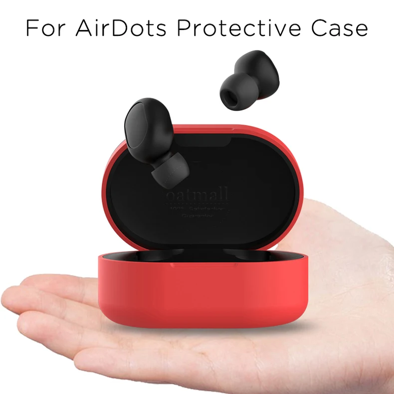 Матовый Мягкий ТПУ силиконовый чехол для Mijia Xiaomi Redmi Airdots зарядный чехол TWSEJ04LS TWS беспроводные наушники защитный чехол