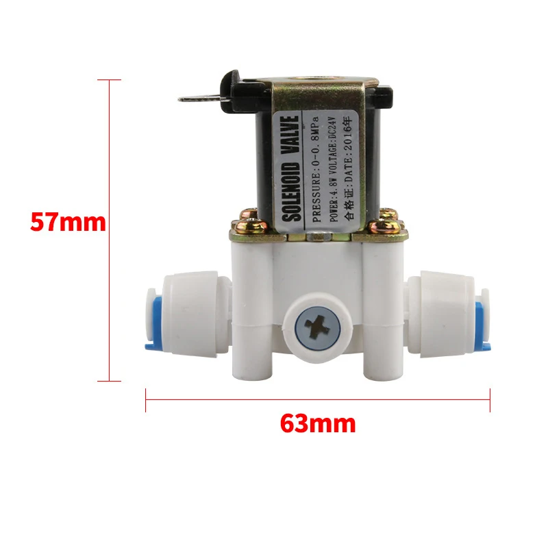 DC 24V 0.8MPa 300cc 6 5 мм pe труба регулируемый клапан для сточных вод электромагнитный