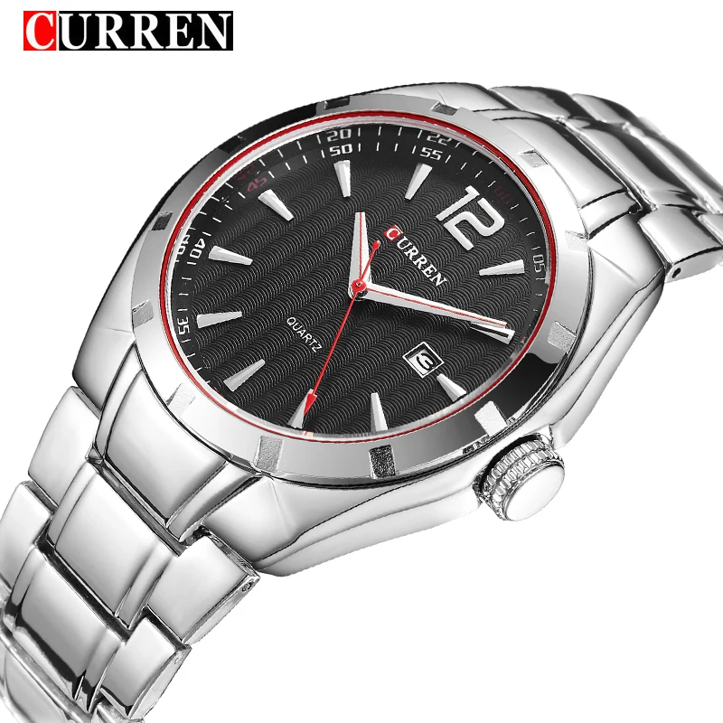 

CURREN 8103 Luxury Brand Analog Display Date Men's Quartz Watch Casual Sport Watch Men Stainless Steel Watches relogio masculino