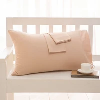 cotton pillowcase solid color pillow cover 4060 5070 5075 5090 pillow case bedding case cover customizable