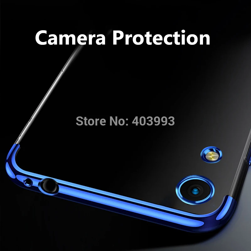 Чехол для Huawei Honor 8 S Мягкий роскошный мягкий силиконовый прозрачный чехол с