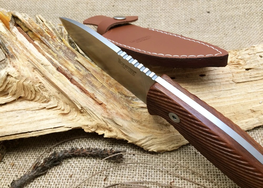 Италия LionSteel тактические фиксированные ножи 7Cr17Mov лезвие палисандр ручка кемпинг