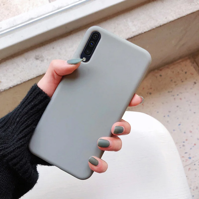 gray Чехол для xiaomi redmi note 7 8 pro 10 cc9 mi 9t a3 lite 8 a2 a1 redmi k30 4x 6a pocophone f1, чехол etui, тонкий - Цвет: gray