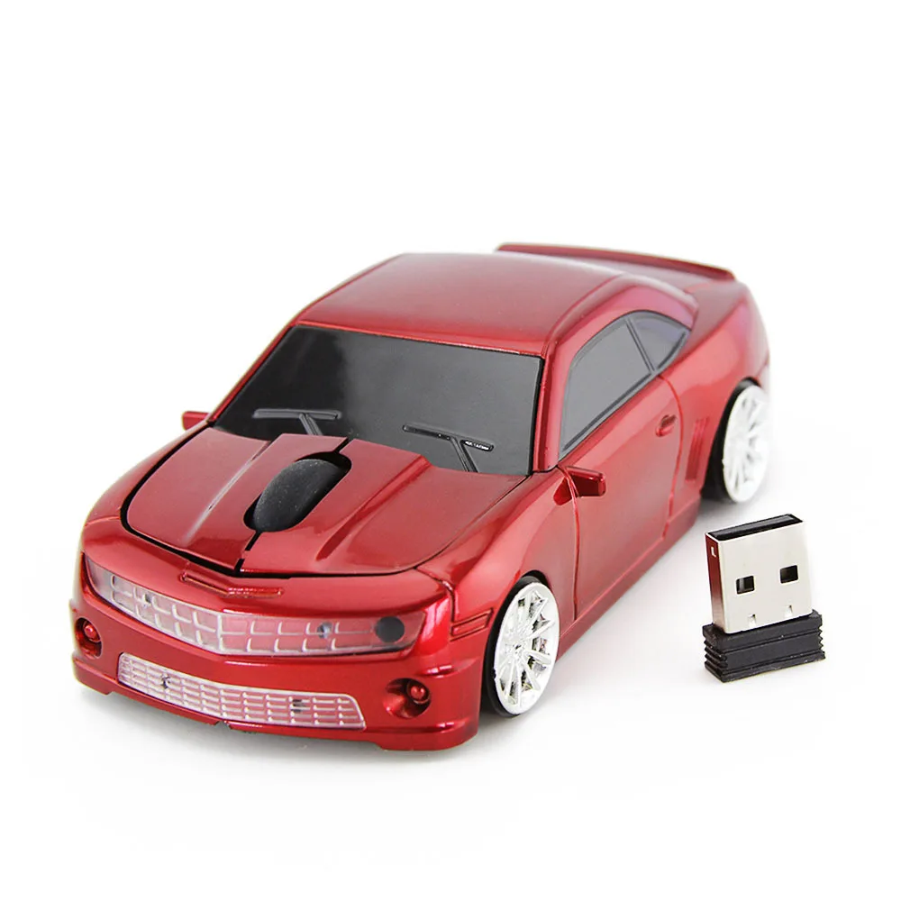 CHYI беспроводная компьютерная мышь крутая Спортивная мышка-автомобиль с usb-приемником 1600 dpi оптическая 3D Мини маузы для детей с коврик для мыши