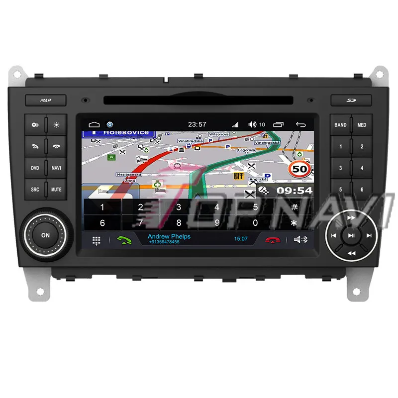 Topnavi Восьмиядерный S200 Android 8 0 автомобильный DVD мультимедийный плеер для Benz C class