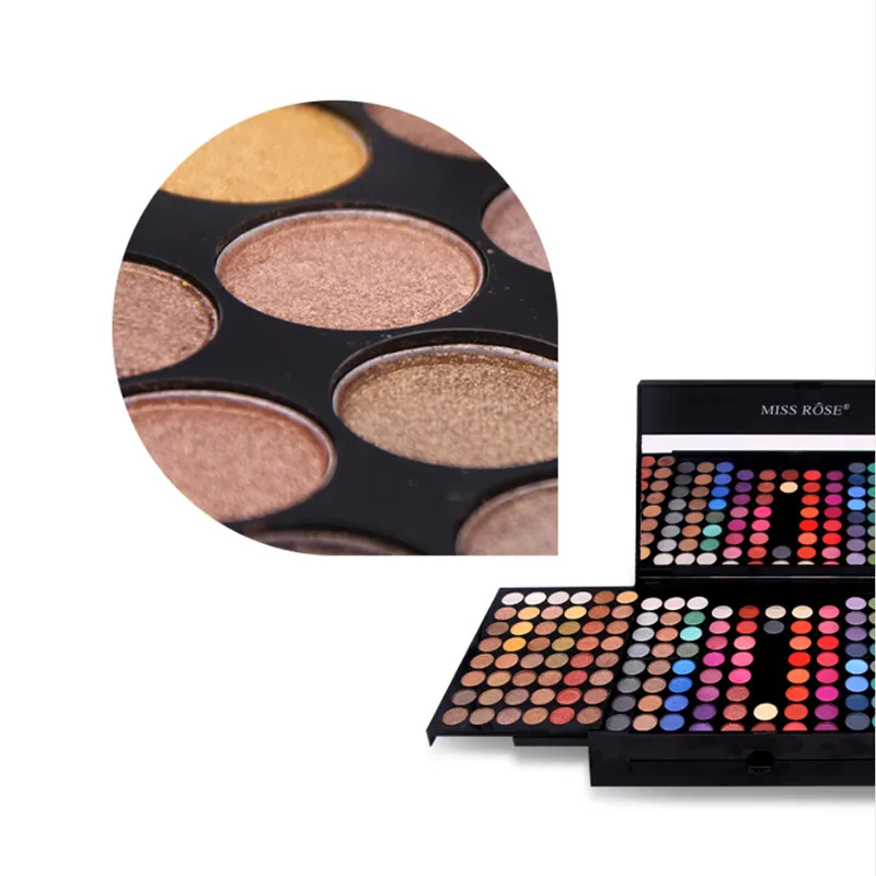 MISS ROSE брендовая блестящая матовая палитра теней для век водостойкая тени стойкий