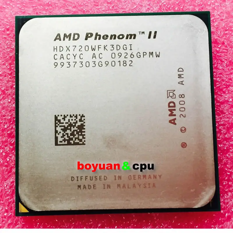 Процессор AMD Phenom II X3 720 2 8 ГГц трехъядерный процессор HDZ720WFK3DGI /HDX720WFK3DGI Socket AM3|socket am3|x3
