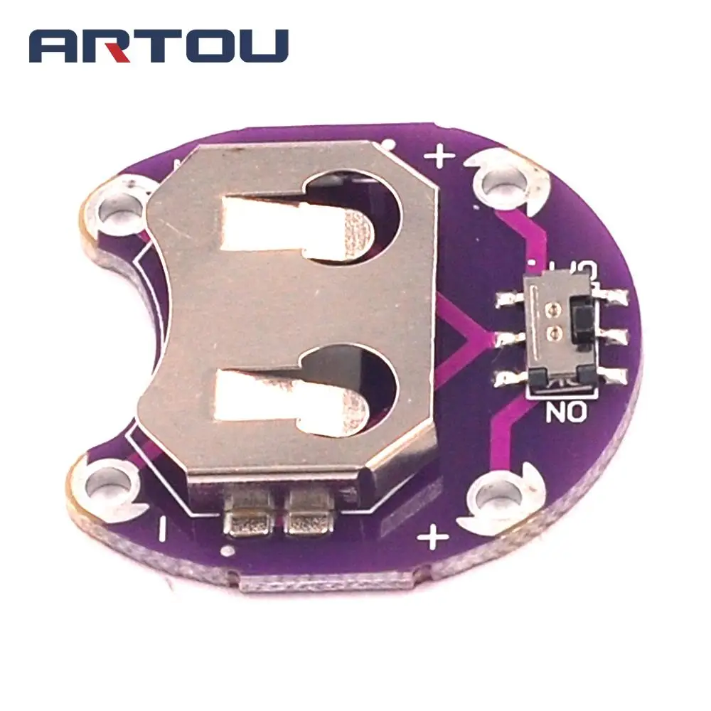 Держатель для аккумулятора LilyPad CR2032 модуль крепления батареи arduino Комплект