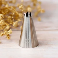 631 open star piping nozzle cake decorating tools stainless steel icing nozzles cream pastry nozzles tips